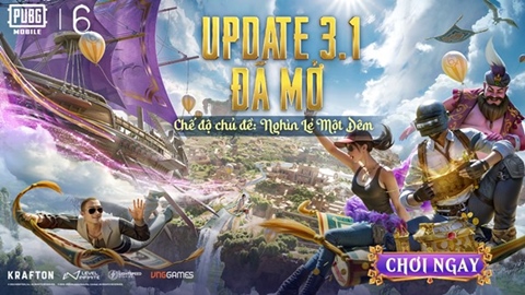 PUBG Mobile đánh dấu kỷ niệm năm thứ 6 ra mắt bằng phiên bản cập nhật mới 3.1